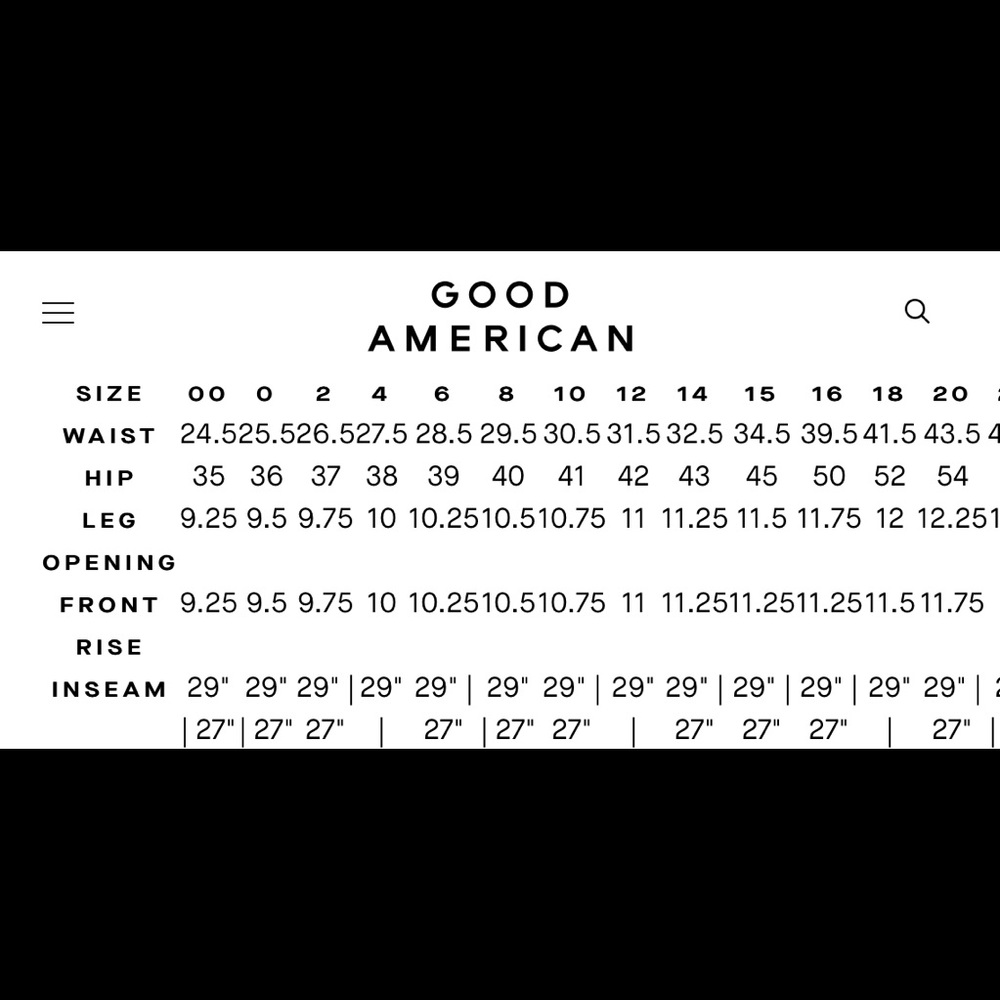 GOOD AMERICAN, GOOD LEGS Black pants, size 14 - Picture 15 of 16